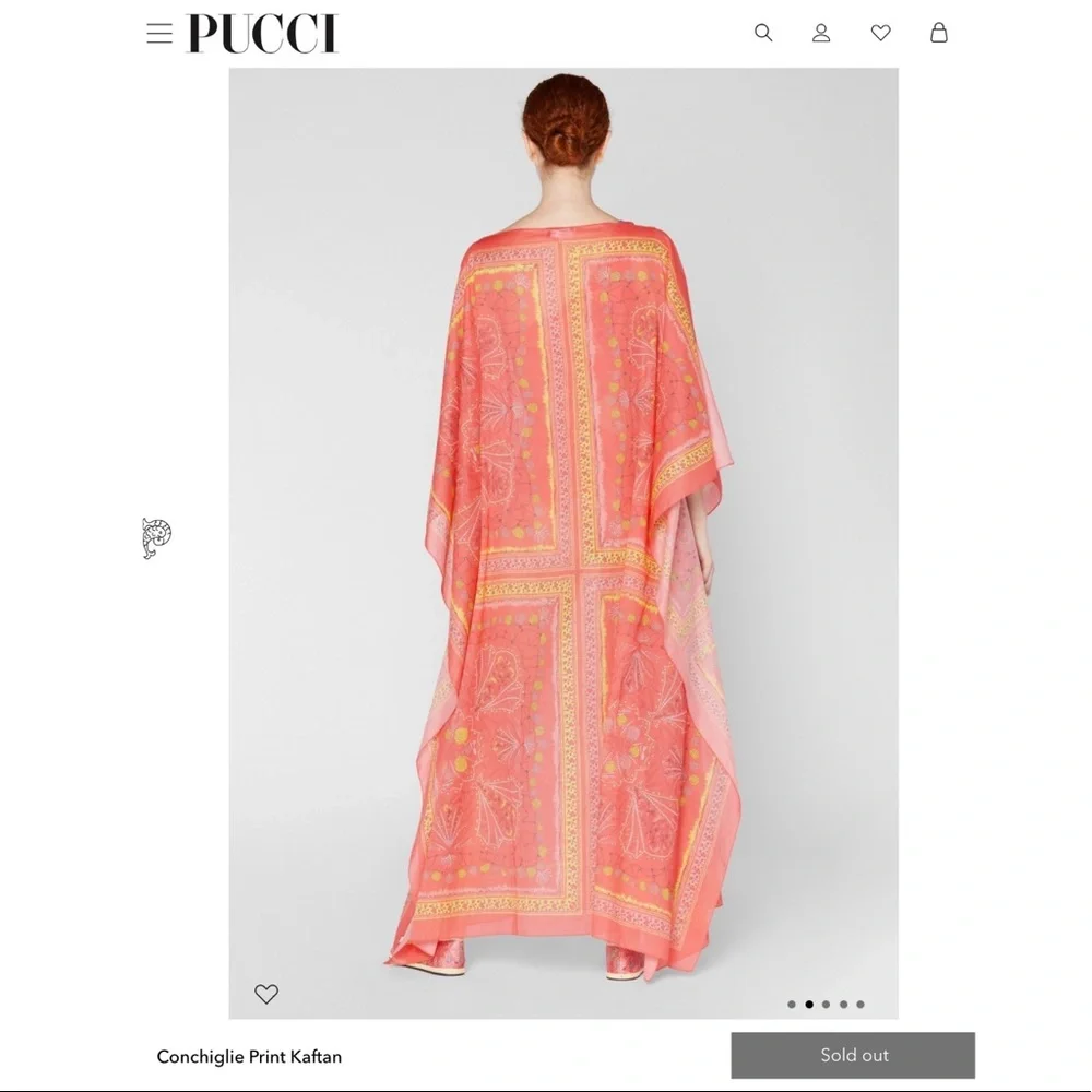 **SOLD** Emilio Pucci Kaftan, NWT, One Size - Picture 3 of 9